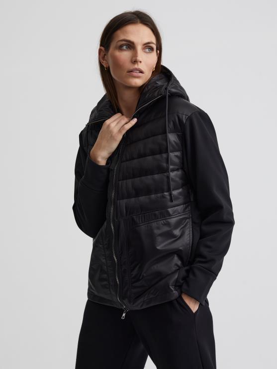 BD04L452 zwart kerwin jas vrouwen Varley kleding