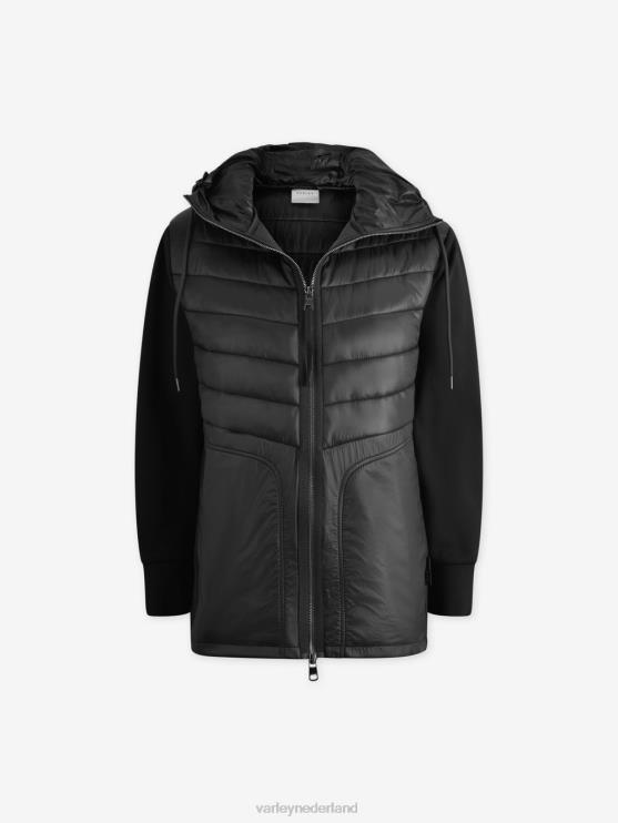BD04L452 zwart kerwin jas vrouwen Varley kleding