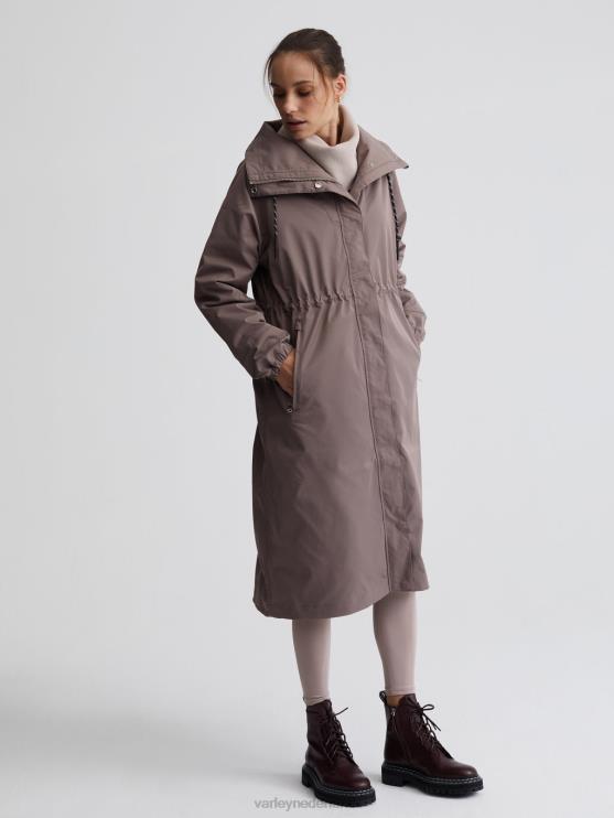 BD04L455 ijzer grove lange parka vrouwen Varley kleding