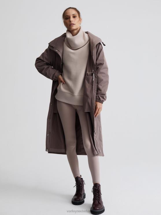 BD04L455 ijzer grove lange parka vrouwen Varley kleding