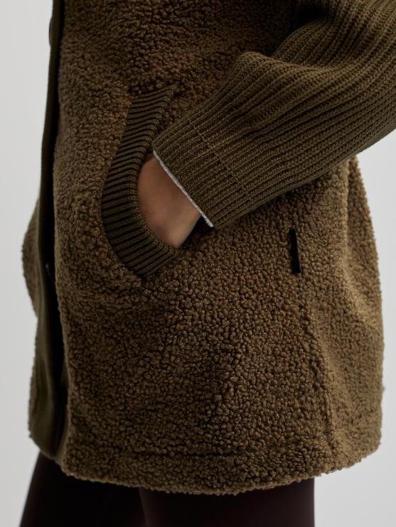 BD04L460 donkere olijf elliot jas vrouwen Varley kleding