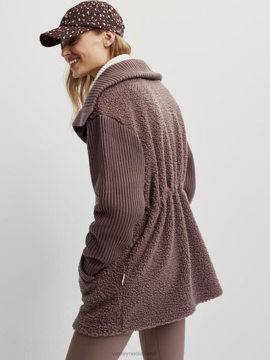 BD04L461 diep taupe elliot jas vrouwen Varley kleding