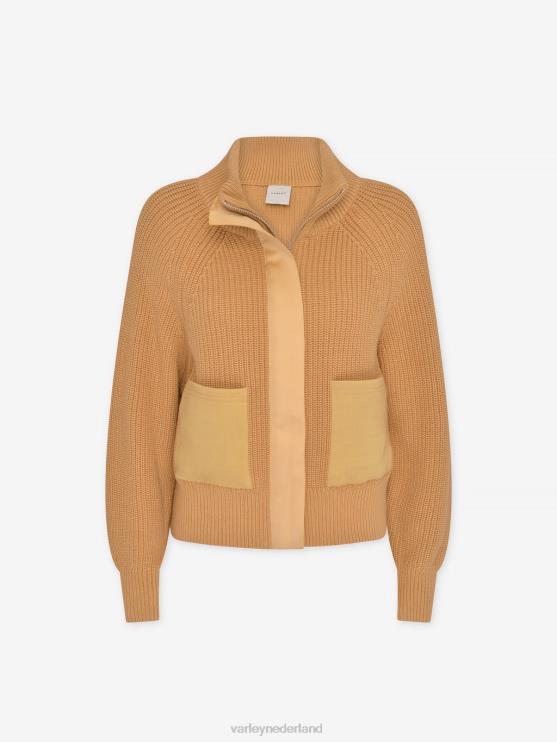 BD04L466 ijskoffie delfern jas vrouwen Varley kleding