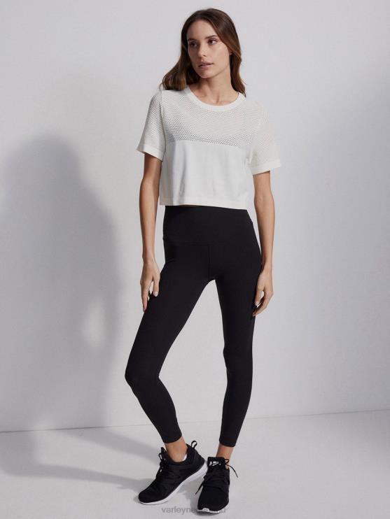 BD04L252 zilverreiger paden cropped tee vrouwen Varley kleding
