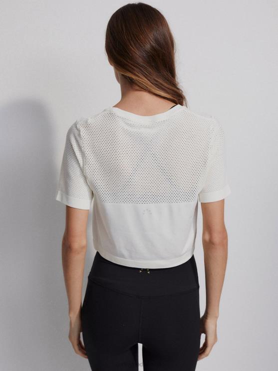 BD04L252 zilverreiger paden cropped tee vrouwen Varley kleding