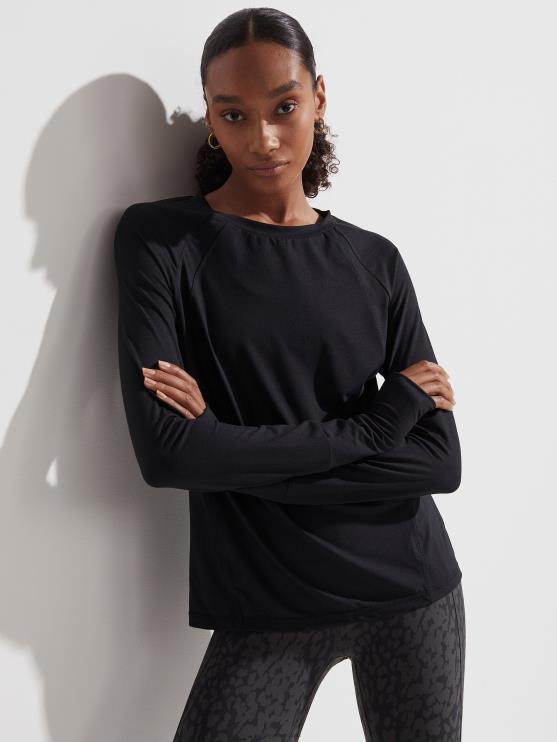 BD04L242 zwart bradford actief topje vrouwen Varley kleding