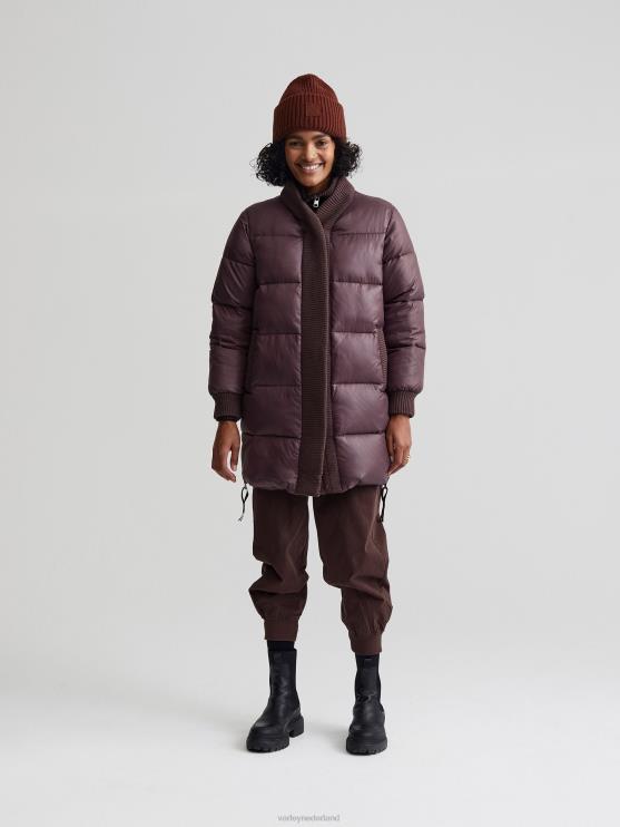 BD04L442 rozijn baldwin puffer jas vrouwen Varley kleding