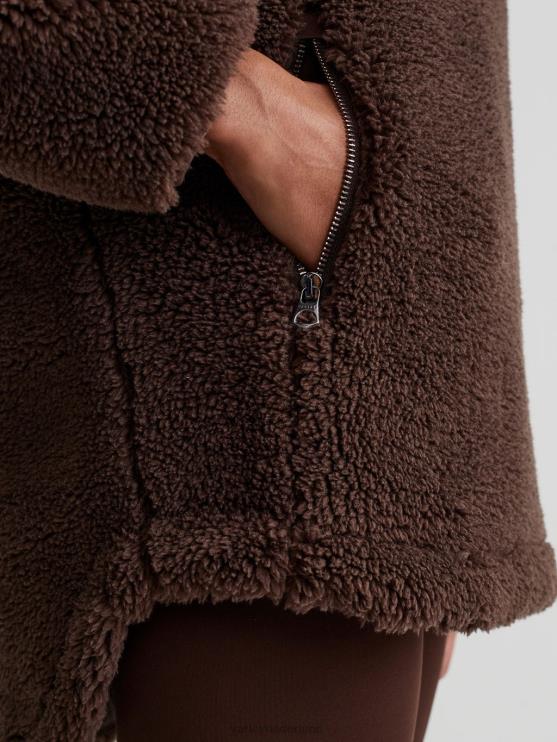 BD04L425 koffieboon stratton jas vrouwen Varley kleding