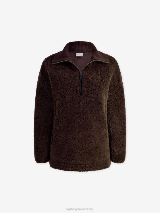 BD04L425 koffieboon stratton jas vrouwen Varley kleding