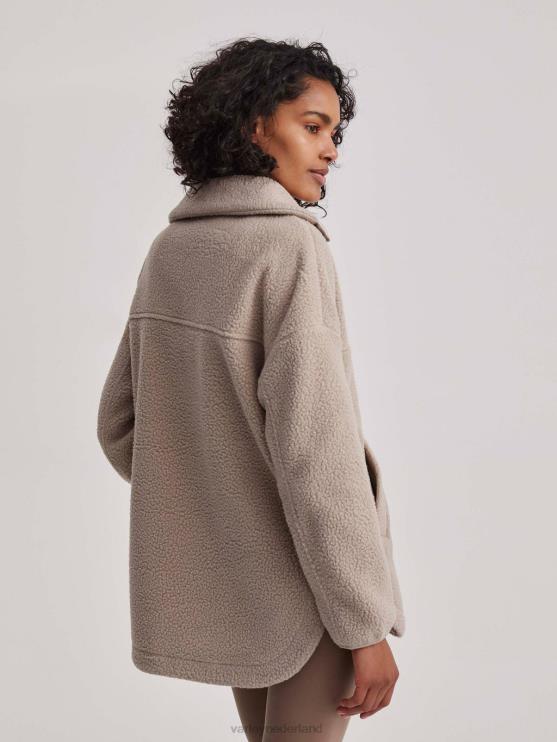 BD04L433 taupe klei daniel fleece vrouwen Varley kleding