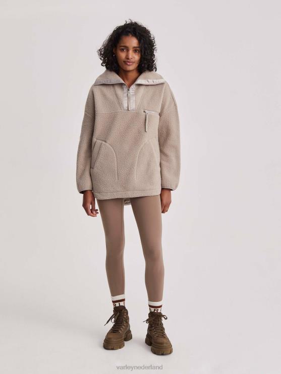 BD04L433 taupe klei daniel fleece vrouwen Varley kleding