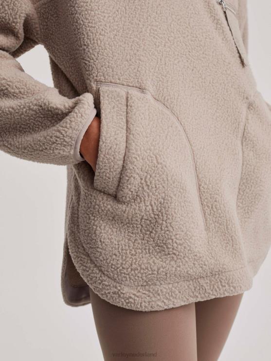 BD04L433 taupe klei daniel fleece vrouwen Varley kleding