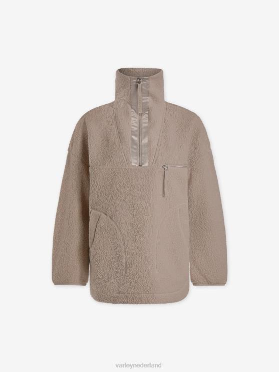 BD04L433 taupe klei daniel fleece vrouwen Varley kleding