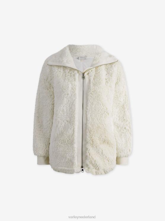 BD04L444 zilverreiger soort jas met gordel vrouwen Varley kleding
