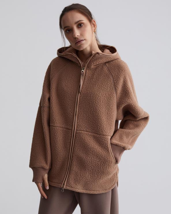 BD04L469 chanterelle raley fleece met rits vrouwen Varley kleding