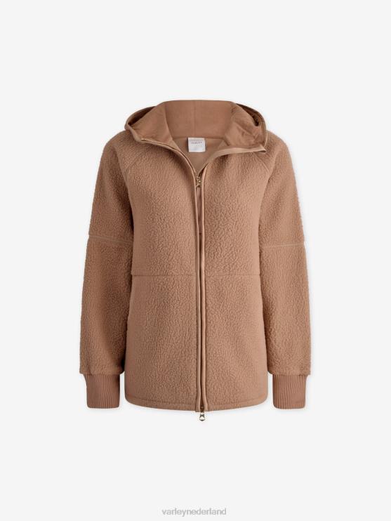 BD04L469 chanterelle raley fleece met rits vrouwen Varley kleding