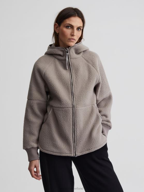 BD04L470 satelliet raley fleece met rits vrouwen Varley kleding