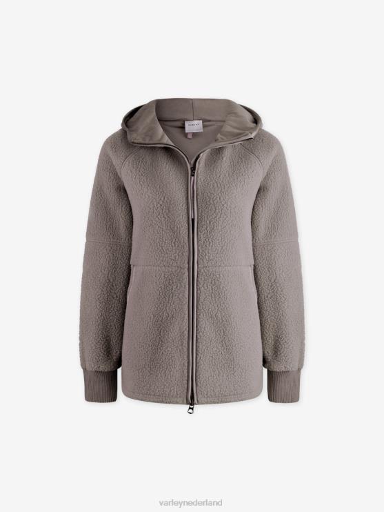 BD04L470 satelliet raley fleece met rits vrouwen Varley kleding