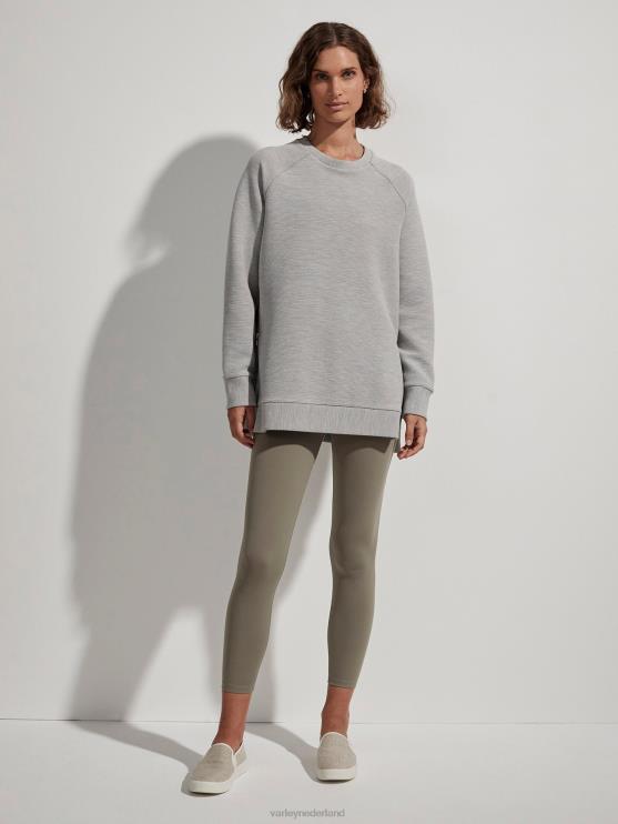 BD04L101 lichtgrijs gemêleerd zweten bemannen vrouwen Varley kleding