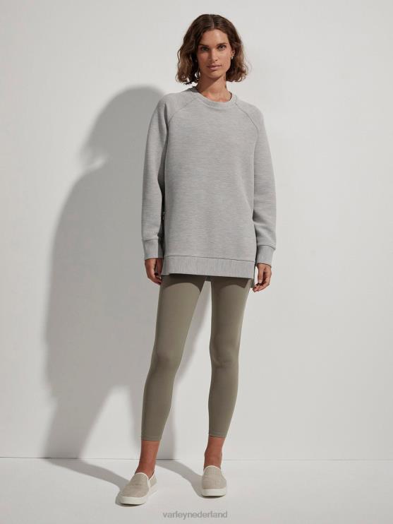 BD04L101 lichtgrijs gemêleerd zweten bemannen vrouwen Varley kleding