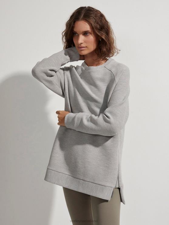 BD04L101 lichtgrijs gemêleerd zweten bemannen vrouwen Varley kleding