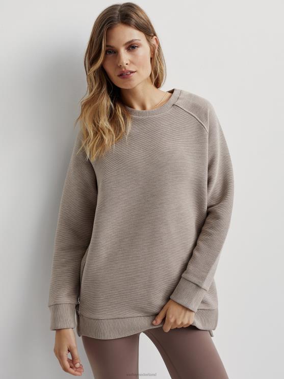 BD04L105 taupe mergel zweten bemannen vrouwen Varley kleding