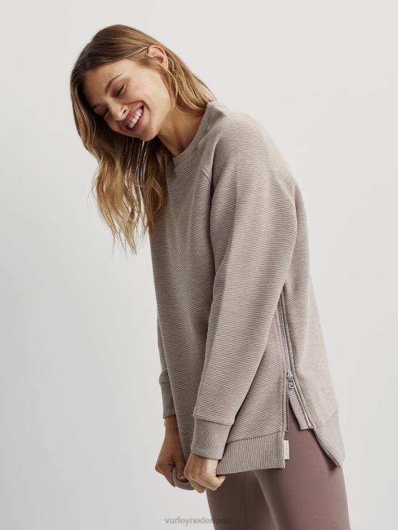 BD04L105 taupe mergel zweten bemannen vrouwen Varley kleding