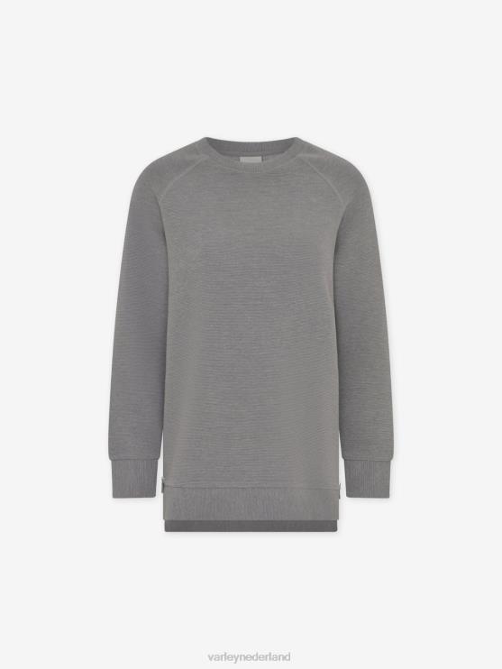 BD04L106 grijze mergel zweten bemannen vrouwen Varley kleding