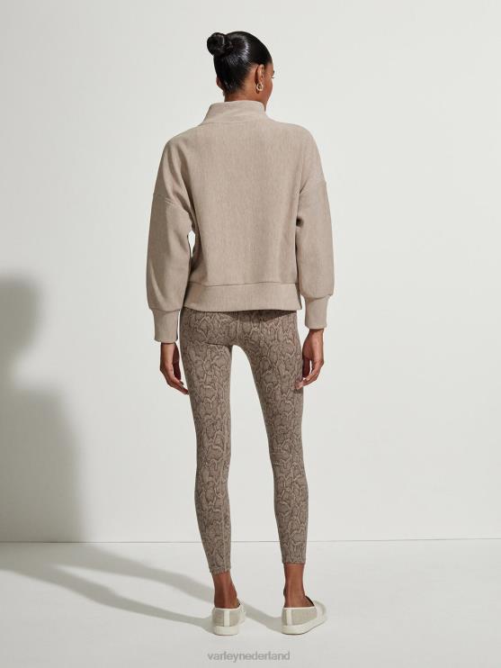 BD04L109 taupe mergel rosanne doorlopende sweater vrouwen Varley kleding