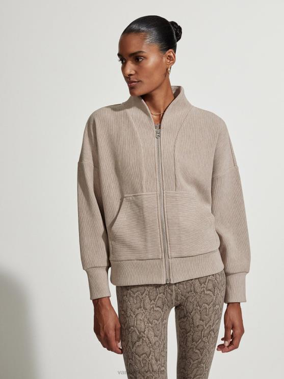 BD04L109 taupe mergel rosanne doorlopende sweater vrouwen Varley kleding