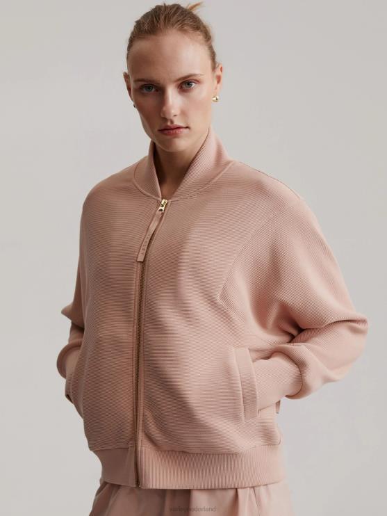 BD04L158 mahonie roos alia zip-through sweat vrouwen Varley kleding