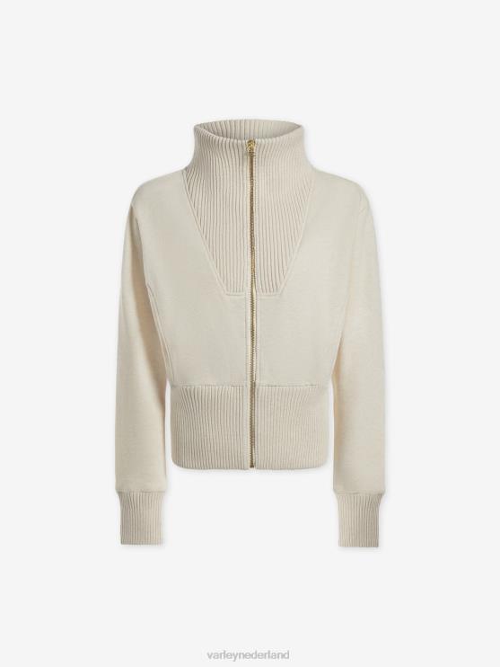 BD04L186 ivoor mergel alisa doorlopende sweater vrouwen Varley kleding