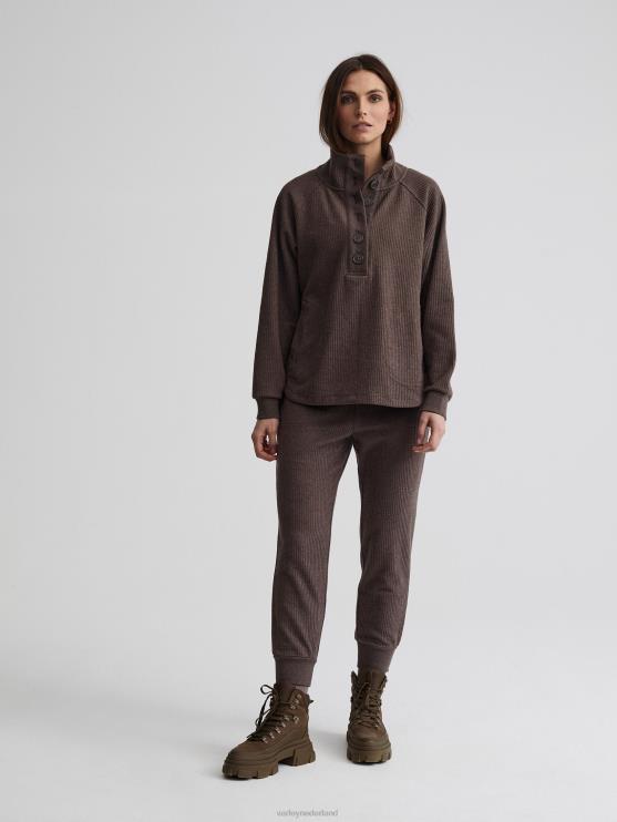 BD04L214 chocolade mergel royaal zweet vrouwen Varley kleding