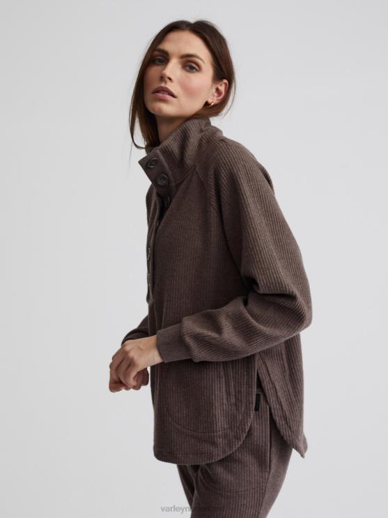 BD04L214 chocolade mergel royaal zweet vrouwen Varley kleding