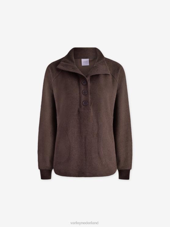 BD04L214 chocolade mergel royaal zweet vrouwen Varley kleding