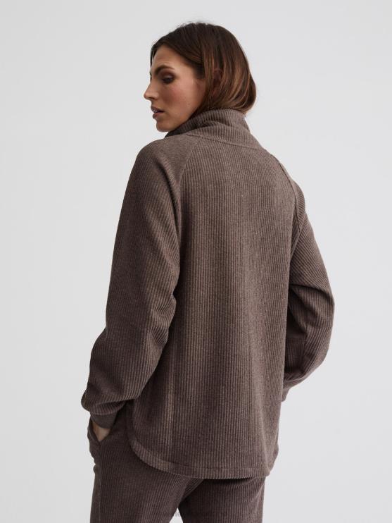 BD04L214 chocolade mergel royaal zweet vrouwen Varley kleding