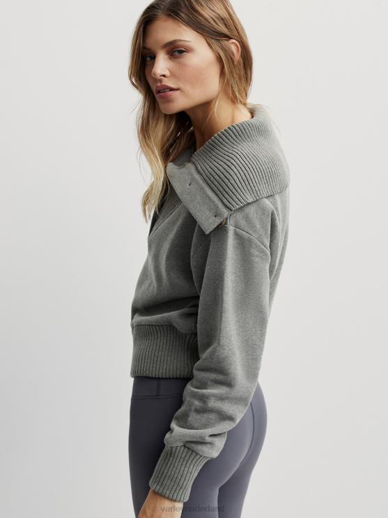BD04L225 schemergroene vlek mergel milaan zweet vrouwen Varley kleding