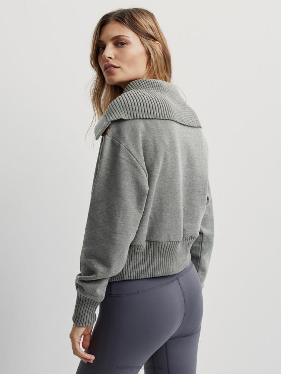 BD04L225 schemergroene vlek mergel milaan zweet vrouwen Varley kleding