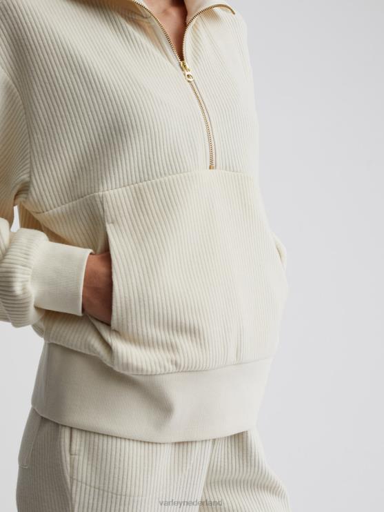 BD04L227 zilverreiger cyrus pullover met halve rits vrouwen Varley kleding