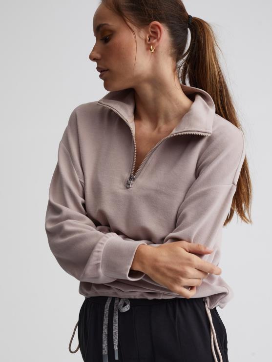 BD04L239 sfinx collett pullover met halve rits vrouwen Varley kleding
