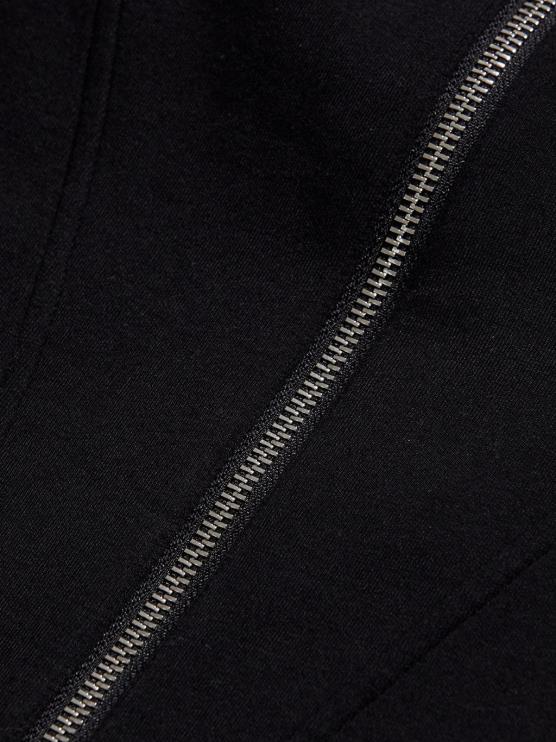 BD04L37 zwart ashbury sweat met doorlopende ritssluiting vrouwen Varley kleding