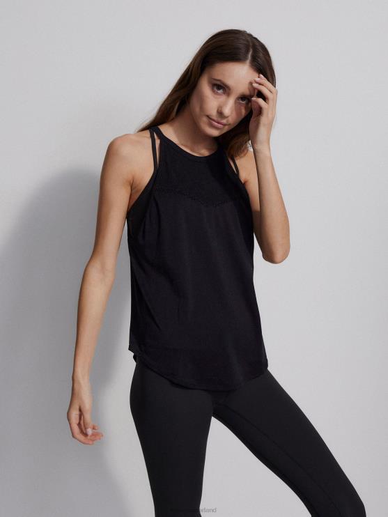 BD04L117 zwart Monterey tank vrouwen Varley kleding