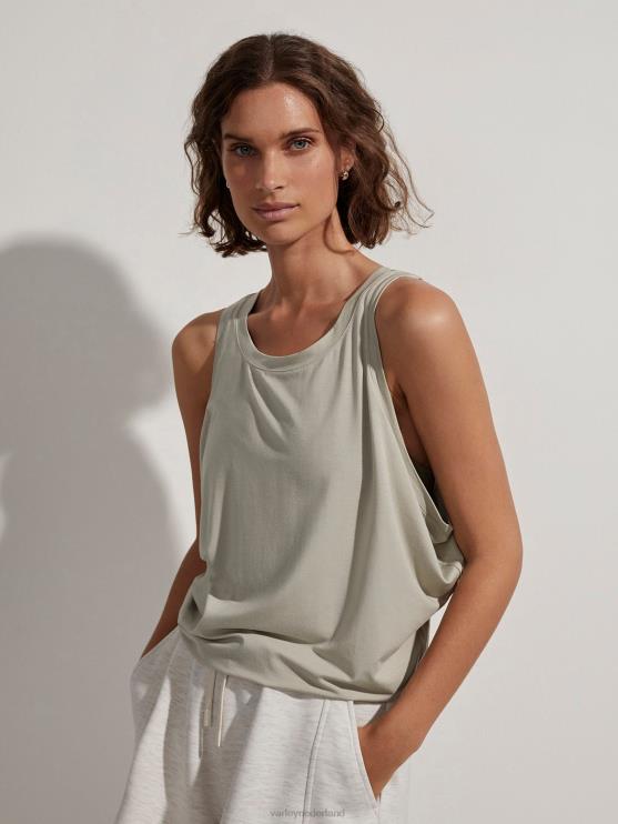 BD04L120 agaat grijs Kalama-tank vrouwen Varley kleding