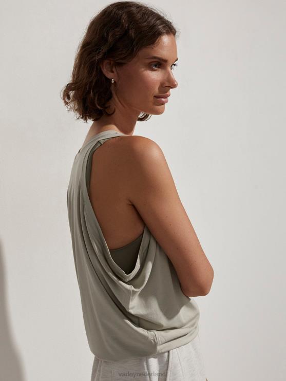 BD04L120 agaat grijs Kalama-tank vrouwen Varley kleding