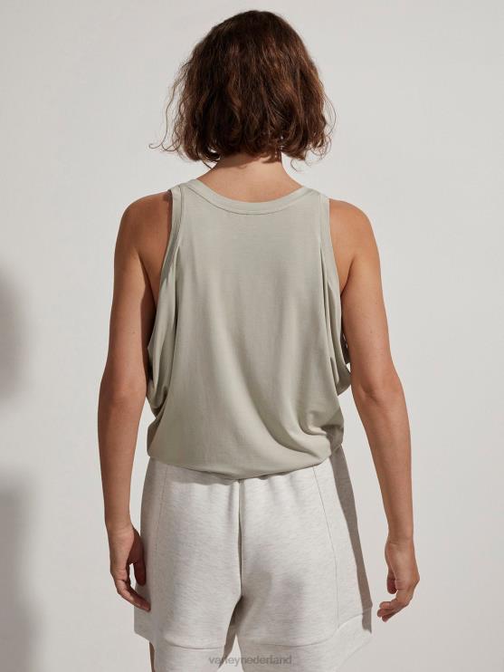 BD04L120 agaat grijs Kalama-tank vrouwen Varley kleding