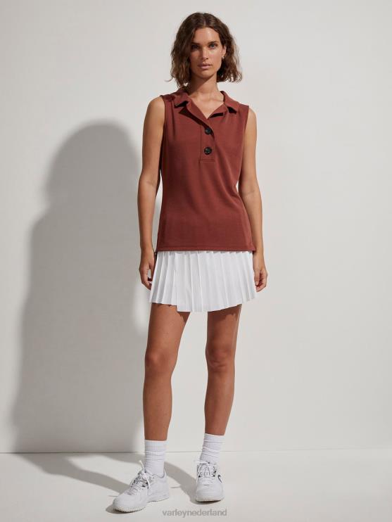 BD04L138 sienna Caine mouwloze polo vrouwen Varley kleding