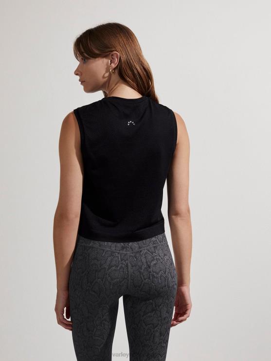 BD04L41 zwart pagina naadloze gewastank vrouwen Varley kleding