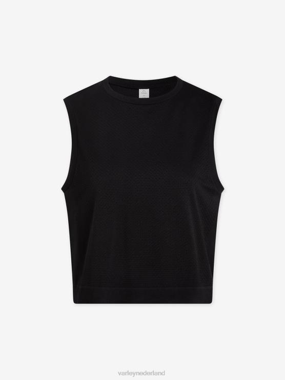 BD04L41 zwart pagina naadloze gewastank vrouwen Varley kleding