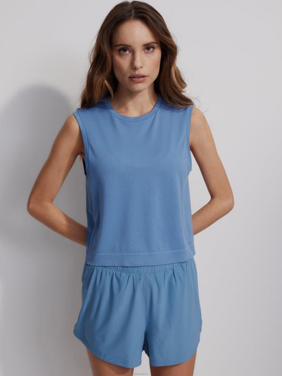 BD04L43 blauwe hemel pagina naadloze gewastank vrouwen Varley kleding