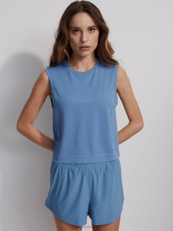 BD04L43 blauwe hemel pagina naadloze gewastank vrouwen Varley kleding